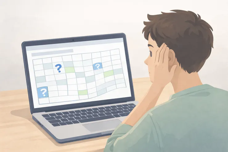 開始學 Excel,不需要先背公式;先把資料「放好」,你就會越用越順。