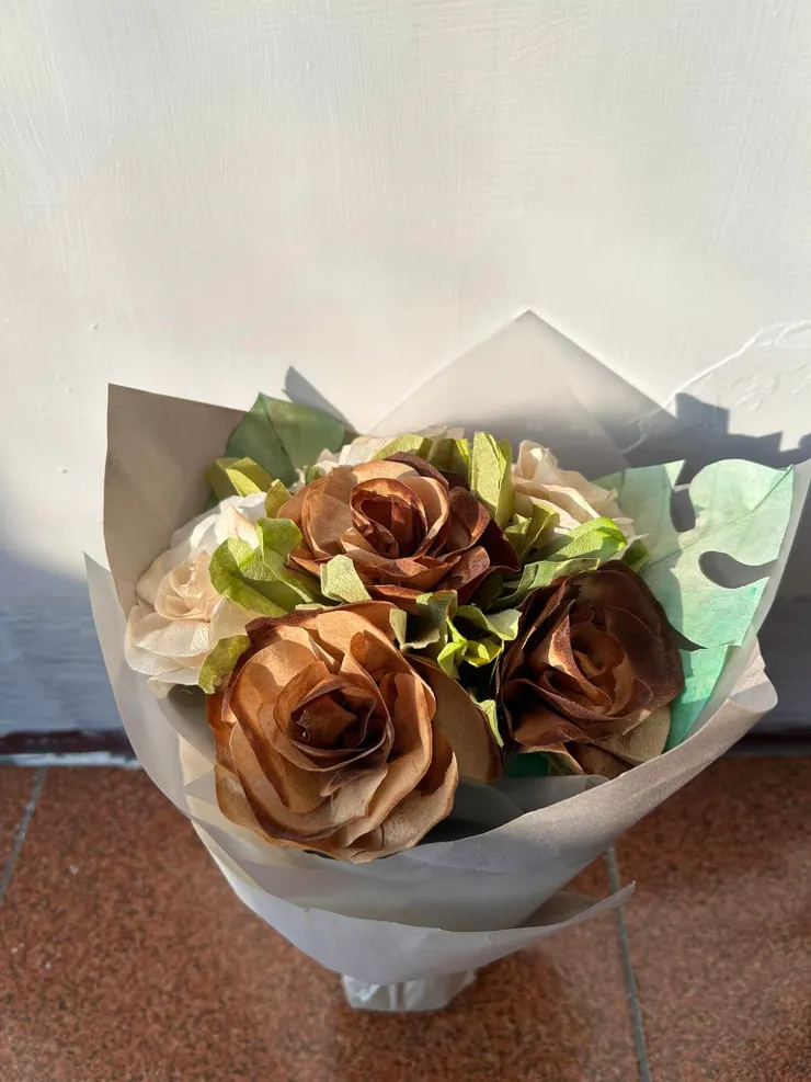 Sikatow手折花所有,回歸原色花束|濾紙花