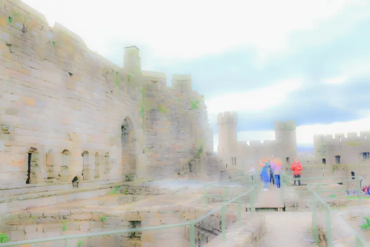 卡納芬城堡一景