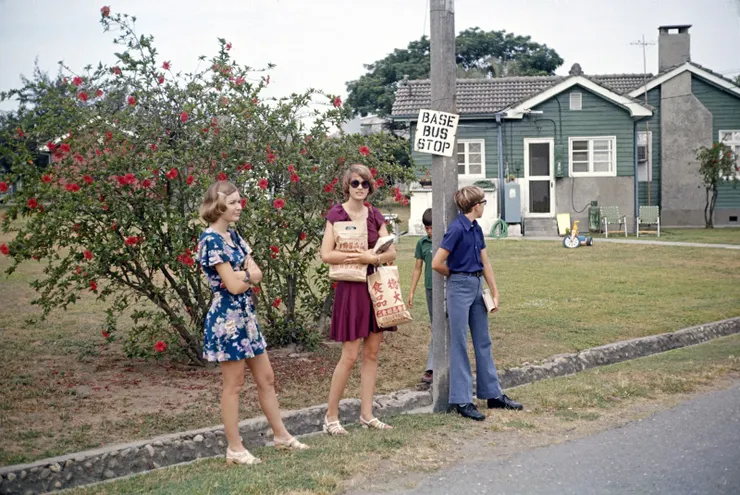 位於陽明山的美軍住宅區(約1960年代。圖片來源:Taipei Air Station)
