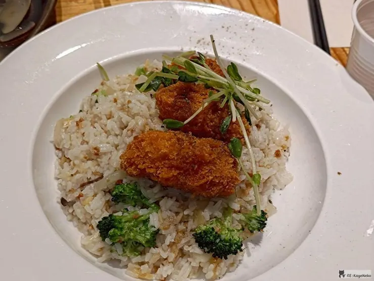 廣島牡蠣蒜味燉飯