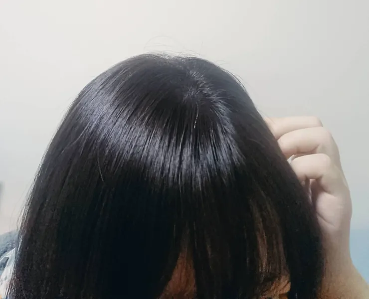 吹整後帶光澤感