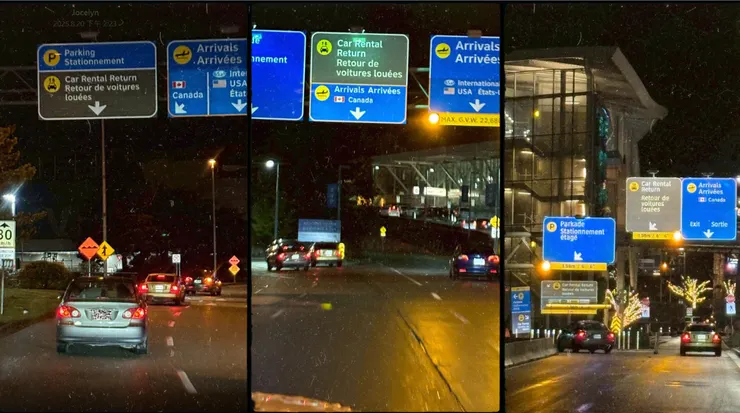 從左而右依序為沿途會看到的指標