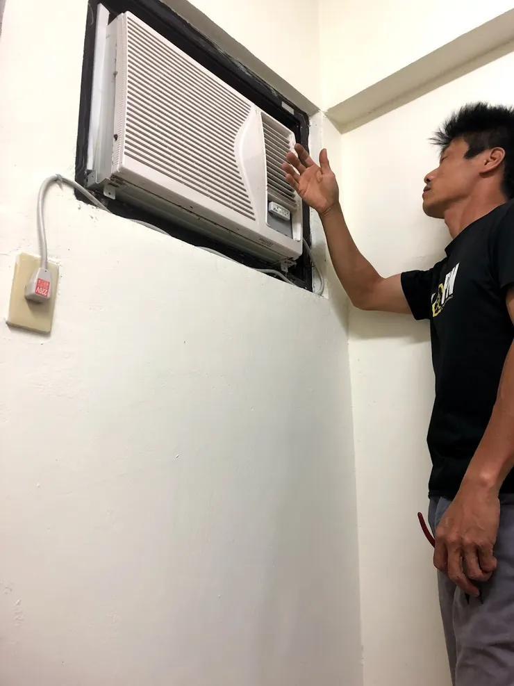 更換冷氣機控制板，並測試是否正常