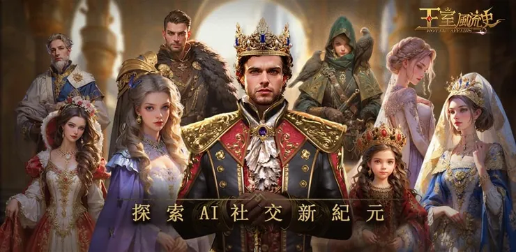 圖說：王室風流史，探索AI社交新紀元。（圖/ Playmakers Interactive）