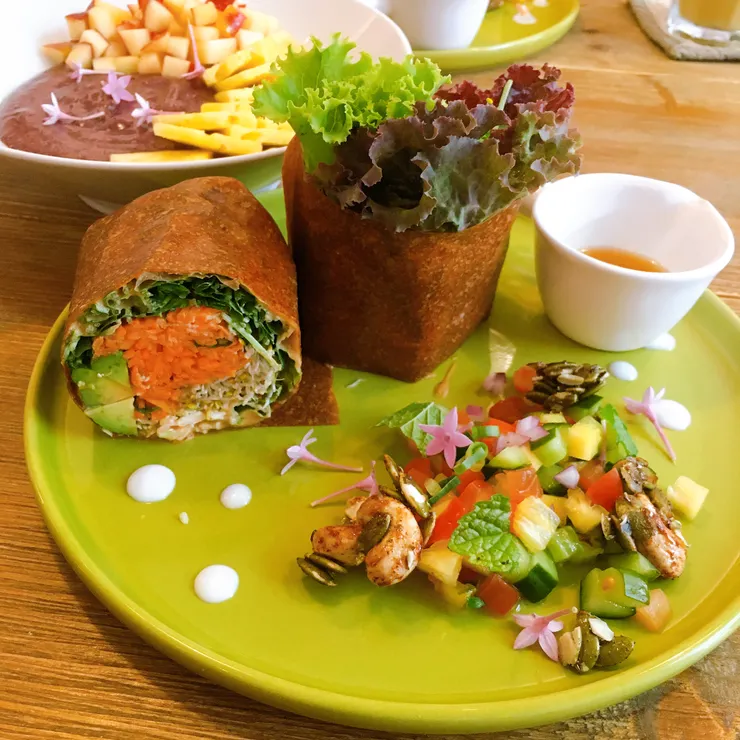 南洋裸食捲 RAW PAPAYA WRAP @Plants