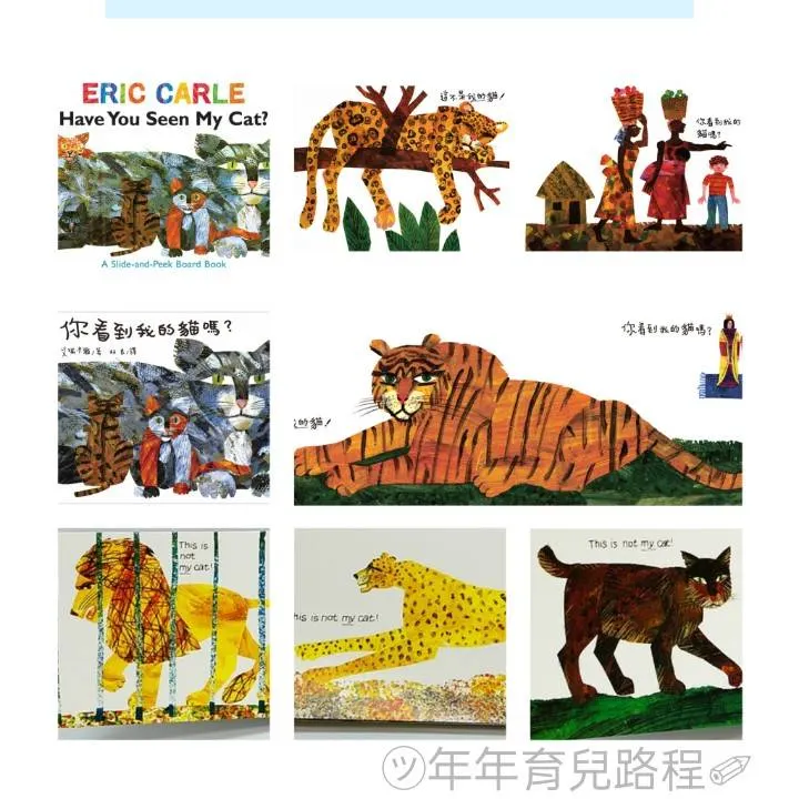 艾瑞.卡爾(Eric Carle)- 你看到我的貓嗎(Have you seen my cat)