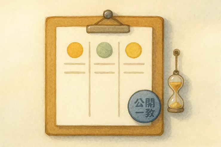 公開一致,回路不燒。