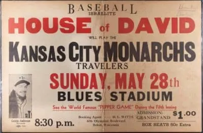 Photo： House of David Baseball Museum