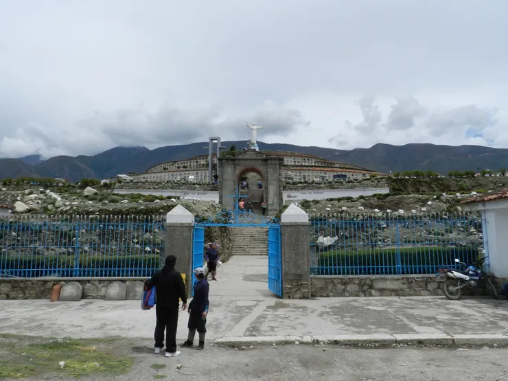 紀念碑Yungay Peru Cemetery