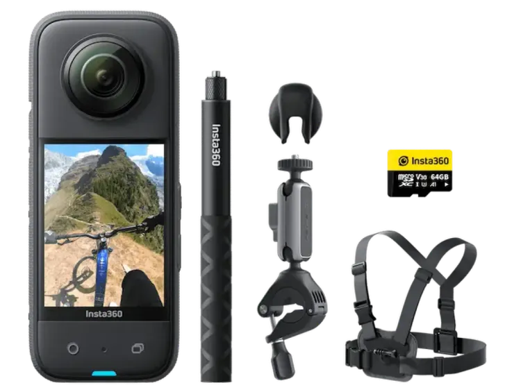 Insta360 X3 騎行套裝輸入優惠碼【INR12FD】享贈品