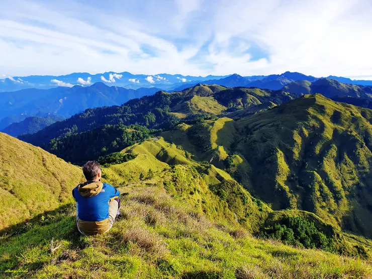 安東軍山眺望中央山脈北三段