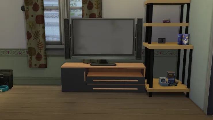 大麥可也常看電視,所以電視機算是高級。