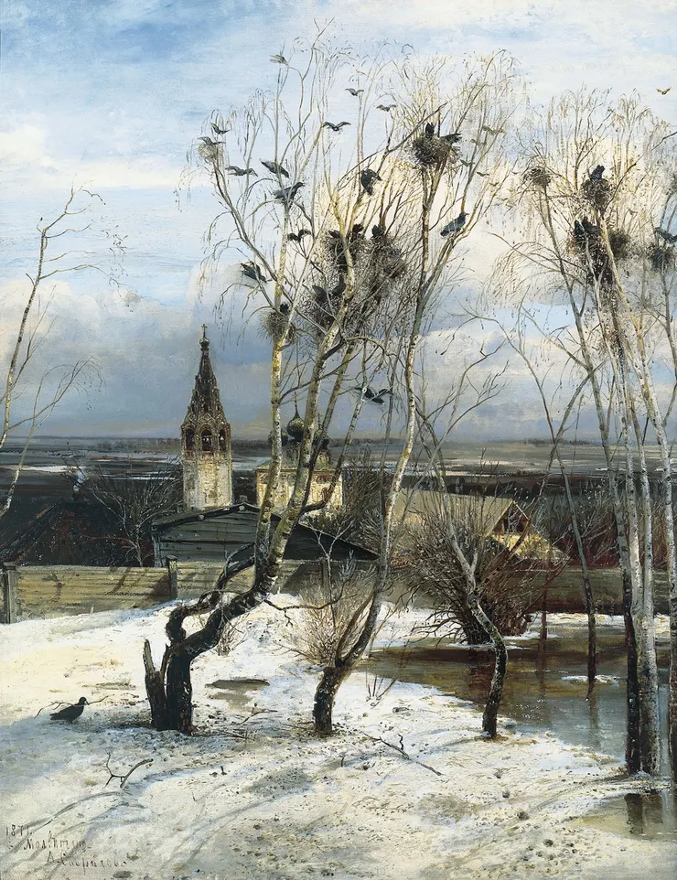 Alexei Savrasov, "The Rooks Have Returned", 1871