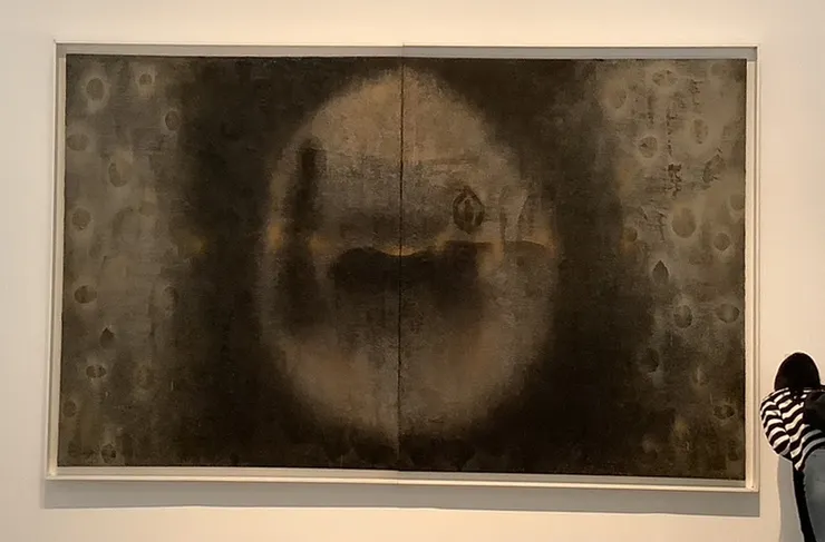 《百年廟99-02》油彩，1999