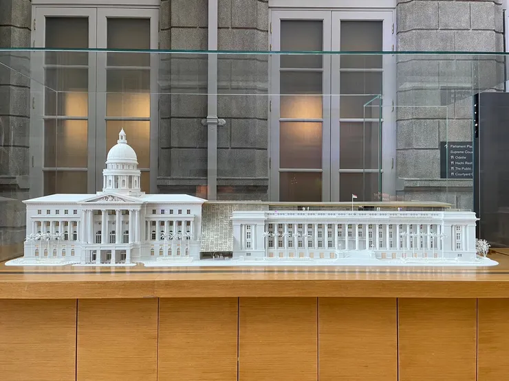 Gallery's architectural model 美術館建築模型