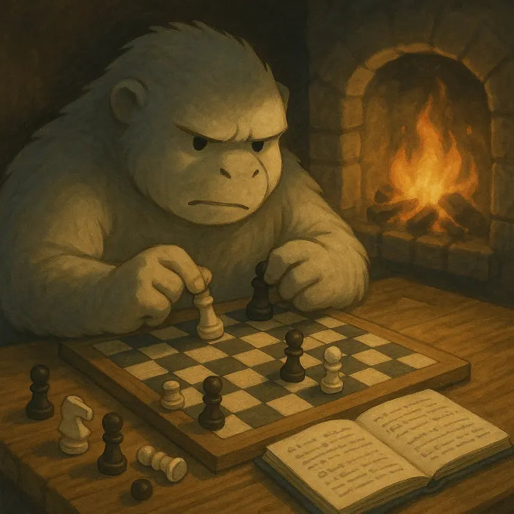 當沒有人替你說話，你就會學會——至少，棋譜要自己記。