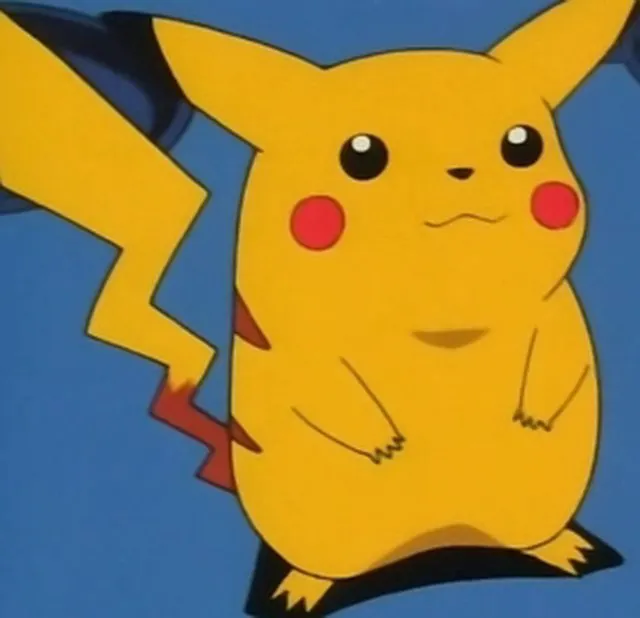 早期版本裡的皮卡丘
