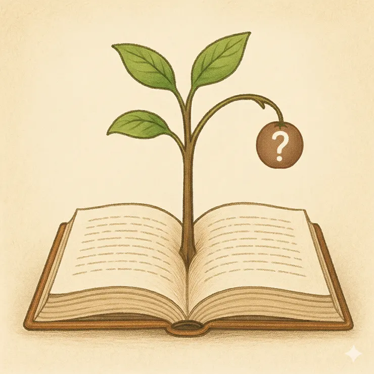 主動式閱讀獲得問題意識。Gemini繪製。