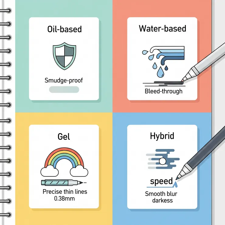 【企業採購必讀】客製化廣告筆三大筆芯比較：中性筆、原子筆與中油筆