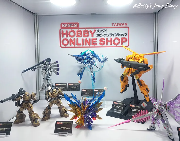 ▲2023萬代組裝模型巡迴特展-台中場/圖片來源:Betty's Jump Diary