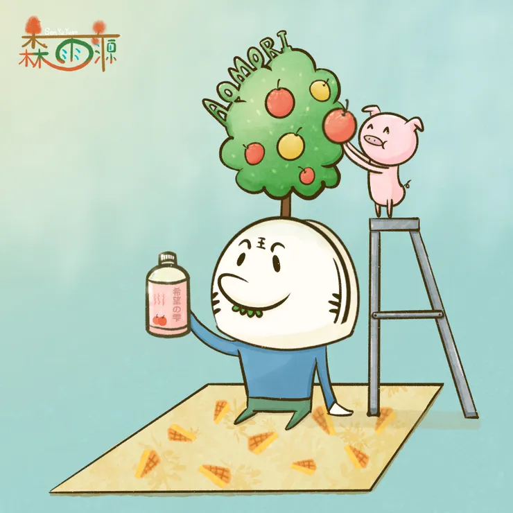 青森蘋果～虎吉＆豚福