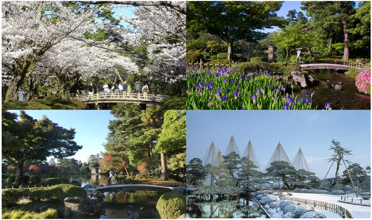 兼六園的四季