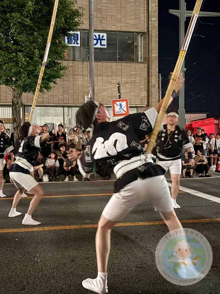 用額頭及腰部支撐竿燈