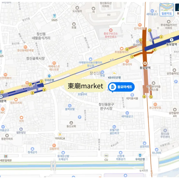 東廟market位置圖
