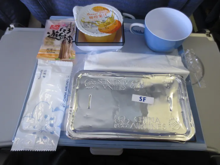 這是華航的海鮮餐!