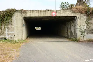 涵洞內的鐵軌都不見了-往大林方向拍