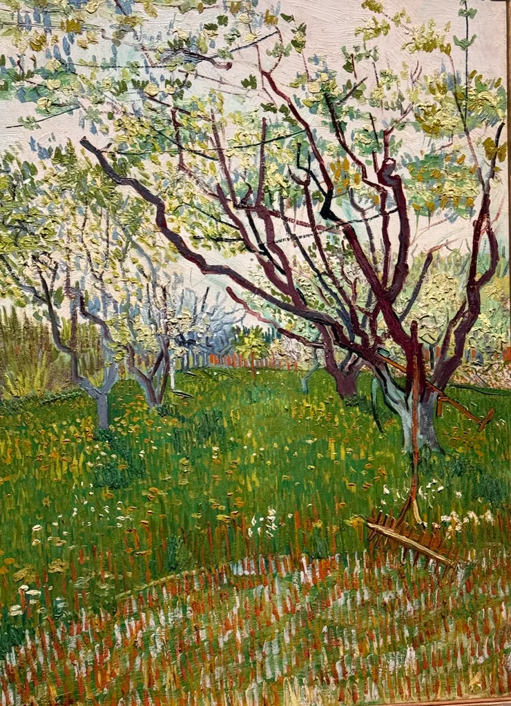 梵谷-花朵盛開的果園