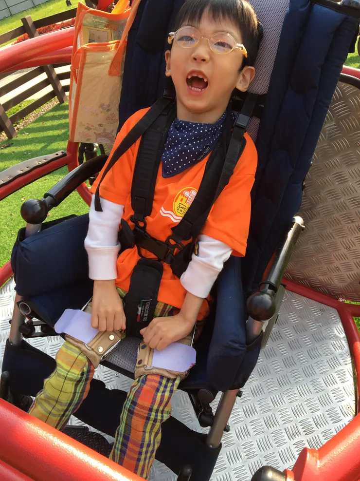 共融設施給無口語腦麻兒的歡樂