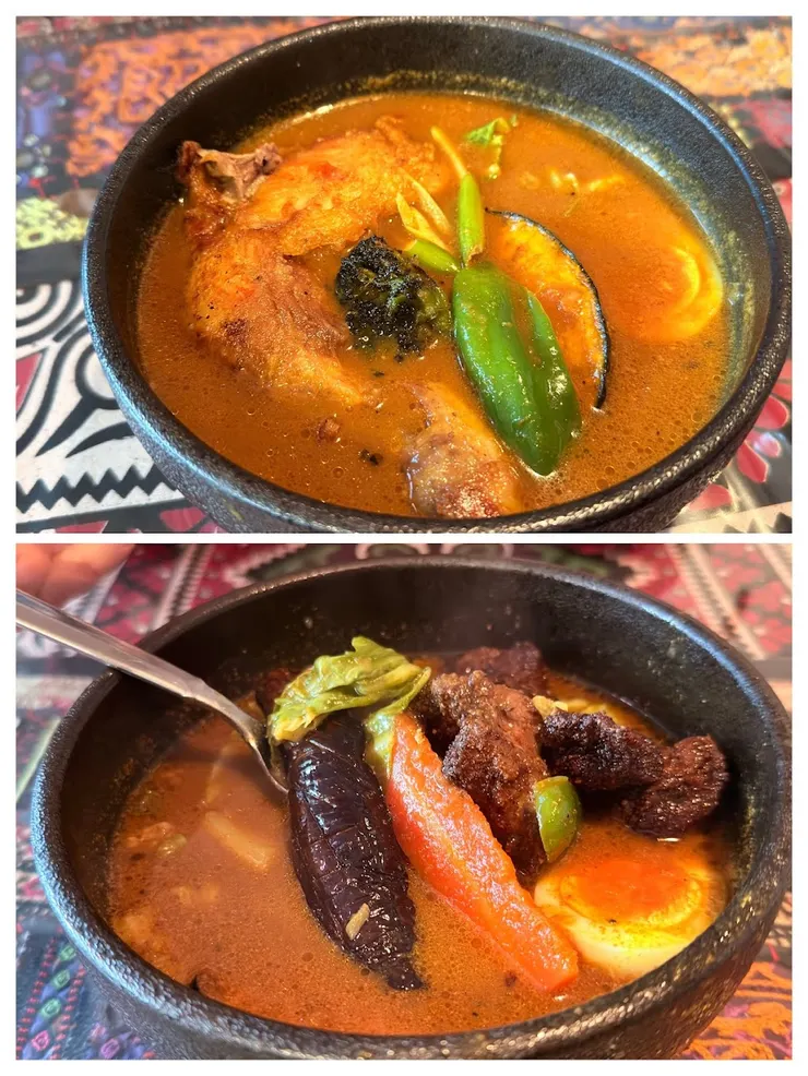 雞腿和羊肉湯咖哩