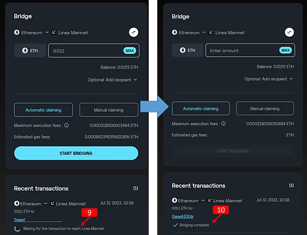 Linea|主網跨鏈教學
