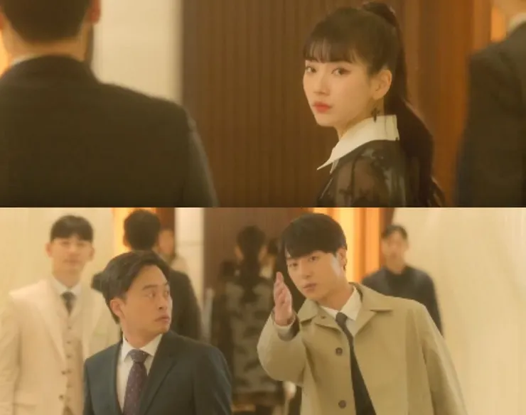 最後一幕斗娜與元峻擦身而過卻沒相見，圖片來源：Netflix