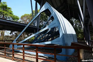 使用超過70年的南、北幹線分歧閘門