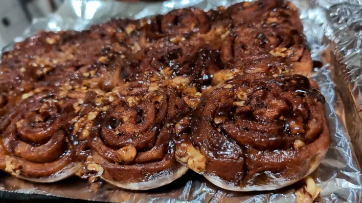 香噴噴的肉桂捲~