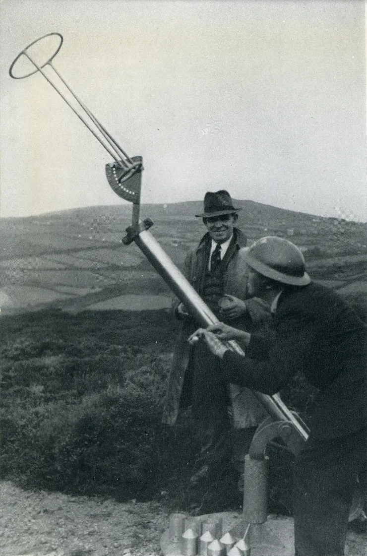 霍爾曼投射器原型，一種防空榴彈投射器，1940年投入使用