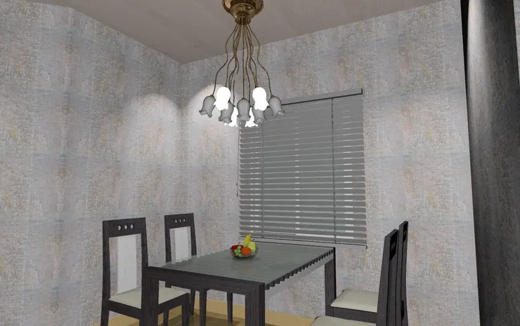 這邊的窗我用了百葉簾,感覺成熟整齊。