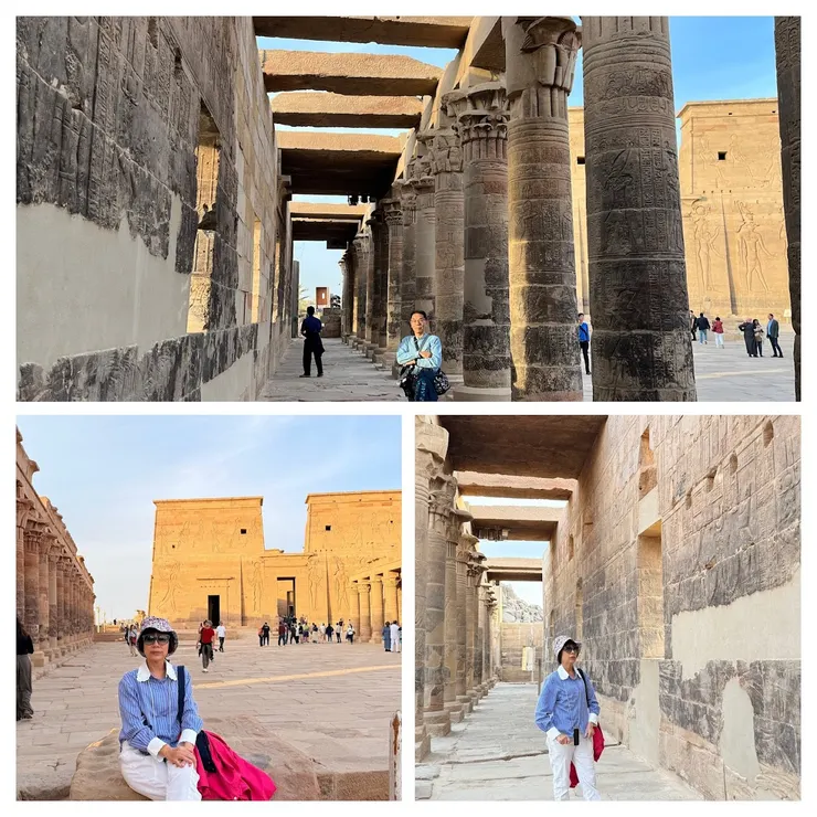 第一塔門外庭院傍晚時分