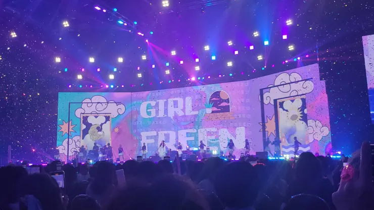 ↑那天唱了兩次《GirlFreen》，一次是在 Soundcheck，聽完已覺得值回票價！