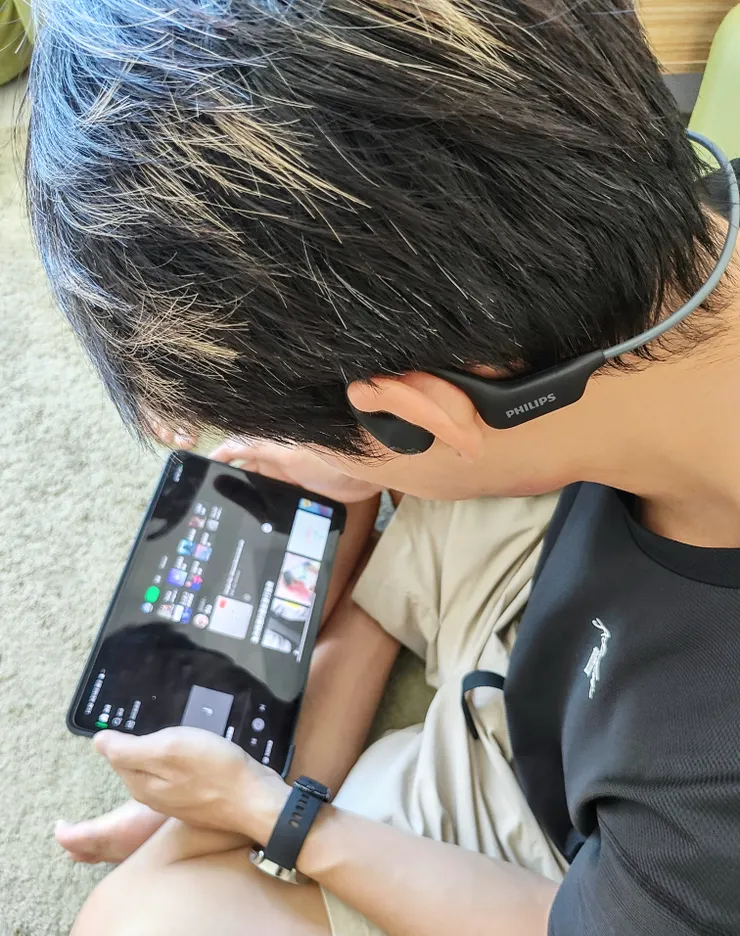 PHILIPS 氣傳導運動耳掛藍牙耳機 TAA1708