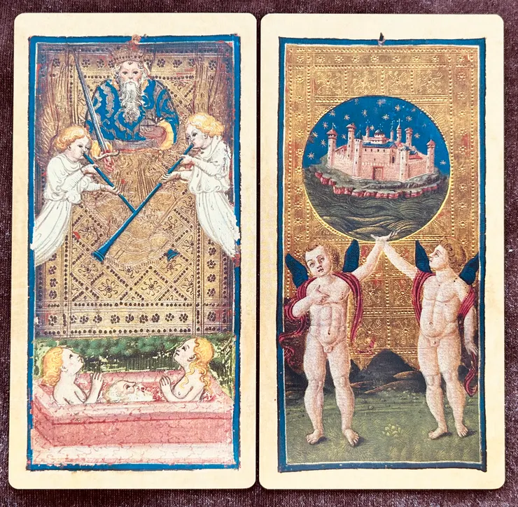 圖：左至右 - 審判、世界