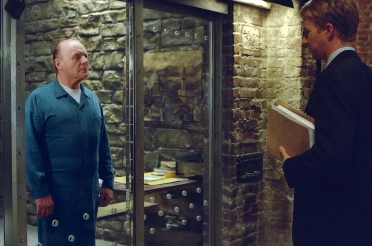 熟悉的牢獄場景。圖片來源自：Red Dragon IMDb