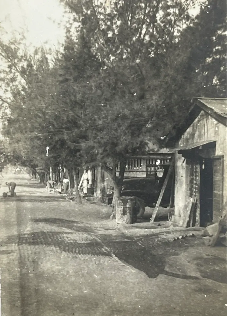 當年營房都是簡陋的木造屋