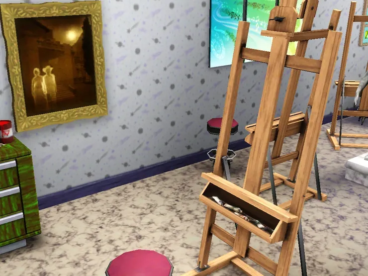 自己的畫架內也是常常要用的顏料。