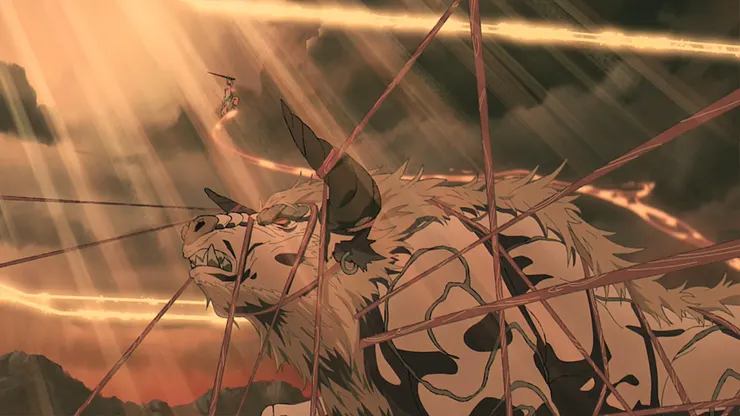 遊戲第五回片尾動畫：哪吒、伏妖鎖、牛魔王