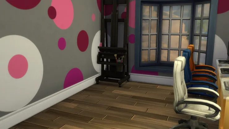 我現在也不用畫架作畫了,都用電腦繪圖,但木畫架很有藝術感覺。