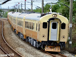 北上的迴送以原色端面在前，成為這趟專列的最大亮點